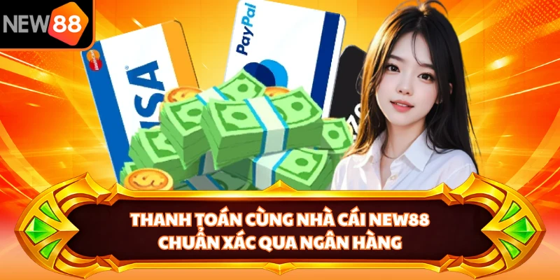 Thanh toán cùng nhà cái NEW88 chuẩn xác qua ngân hàng